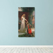 Toile L'Accolade d'Edmund Blair Leighton, c. 1901 (Insitu (Plancher de Bois))