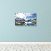 Toile Lacs Nydiver - Ansel Adams Wilderness - Sierra (Insitu (Plancher de Bois))