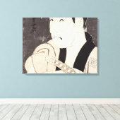 Toile L'acteur Ichikawa Omezu comme serviteur (Insitu (Plancher de Bois))