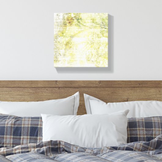 Toile Lacy Green Abstrait (Insitu(Chambre))