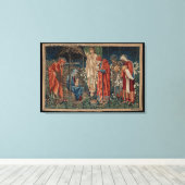 Toile L'Adoration des Mages (par Edward Burne-Jones) (Insitu (Plancher de Bois))