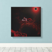 Toile Lady Death en rouge (Insitu (Plancher de Bois))