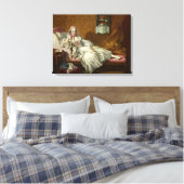 Toile Lady on Her Day Bed, 1743 par Francois Boucher (Insitu(Chambre))