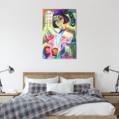 Toile Lady Pearl Impression d'art moderne Style de (Insitu(Chambre))