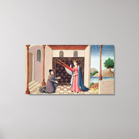 Toile Lady Philosophie offre aux ailes de Boethius (Recto)