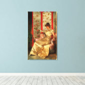 Toile Lady Reading (Insitu (Plancher de Bois))