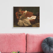 Toile Lady Reading (Insitu(Salon))