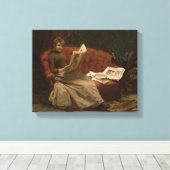 Toile Lady Reading (Insitu (Plancher de Bois))