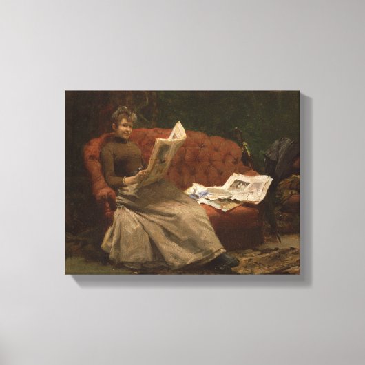 Toile Lady Reading (Recto)