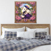 Toile Lady Violet Caniche (Insitu(Chambre))