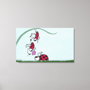 Toile Ladybug Professant Son Illustration D'Amour