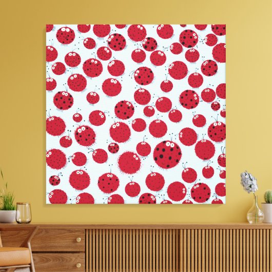 Toile Ladybug Shindig (Insitu(Salon))