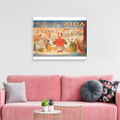 Toile L'affiche théâtrale Spectacle Aida (Insitu(Salon))