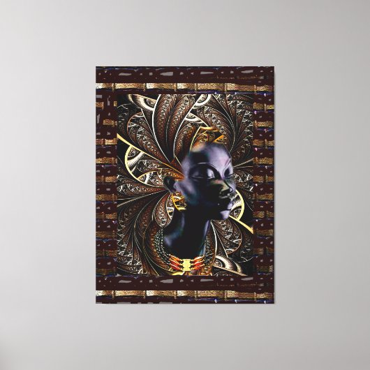 Toile L'Afrique mère (Recto)