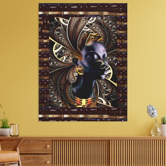 Toile L'Afrique mère (Insitu(Salon))