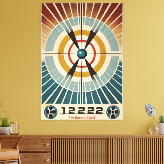 Toile L'Âge Atomique Du Milieu Du Siècle Est Une Explosi (Insitu(Salon))