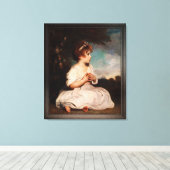 Toile L'âge de l'innocence par Joshua Reynolds (Insitu (Plancher de Bois))