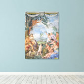 Toile L'âge d'or (fresque) (Insitu (Plancher de Bois))