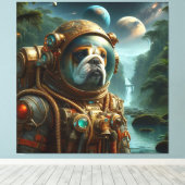 TOILE L'ÂGE DU CHIEN EN ACIER (Insitu (Plancher de Bois))