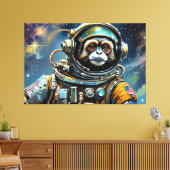 TOILE L'ÂGE DU MONKEY ACIER-TAMARIN 3 (Insitu(Salon))