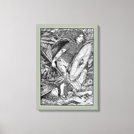 Toile Lagertha Shield Maiden (Recto)