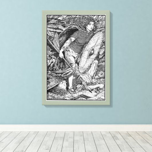 Toile Lagertha Shield Maiden (Insitu (Plancher de Bois))