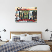 Toile Lahaina, Hawaii - Scènes de grandes lettres (Insitu(Chambre))