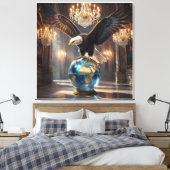Toile L'Aigle a Atterri I (Insitu(Chambre))