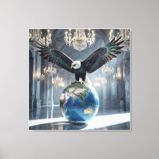 Toile L'Aigle a Atterri VI