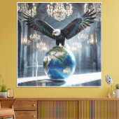 Toile L'Aigle a Atterri VI (Insitu(Salon))