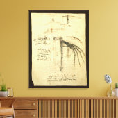 Toile L'aile de Léonard de Vinci sur la machine volante (Insitu(Salon))