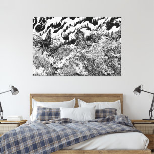 Toile Laine de la forêt des ombres