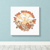 Toile Laisser briller le soleil dans la marguerite Super (Insitu (Plancher de Bois))