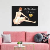 Toile Laisser Danser Dans Votre Coeur Tableaux (Insitu(Salon))