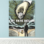 Toile Laisser le sort décider (Insitu (Plancher de Bois))
