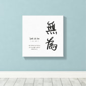 Toile Laissez-Le Être Imprimé En Toile, Simple Art Mur (Insitu (Plancher de Bois))