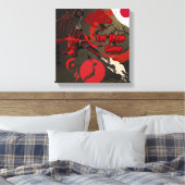 Toile Laissez-Les Venir, Japonais Samurai Warrior (Insitu(Chambre))