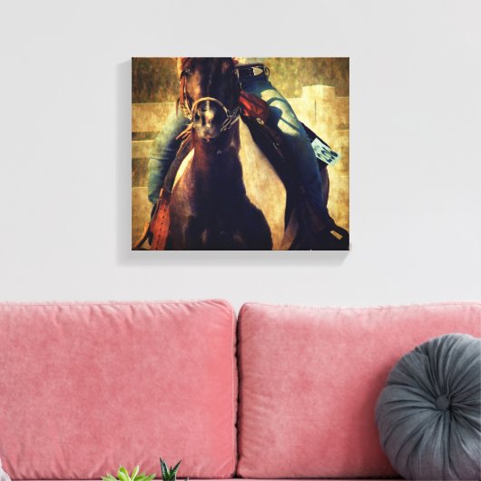 Toile Laissez Pinto Pony courir par Angelandspot (Insitu(Salon))