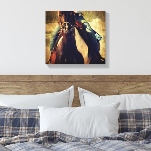 Toile Laissez Pinto Pony courir par Angelandspot (Insitu(Chambre))