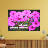 Toile Laissez vos rêves s'épanouir (Insitu(Salon))