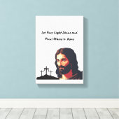 Toile Laissez votre lumière briller (Insitu (Plancher de Bois))