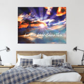 Toile Laissez Votre Lumière Briller À Travers L'Art Toil (Insitu(Chambre))