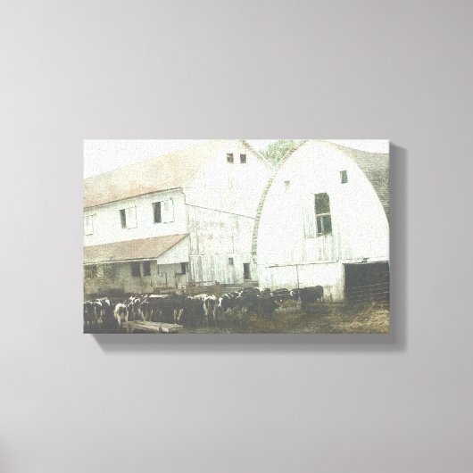 Toile Lait Amish noir et blanc (Recto)