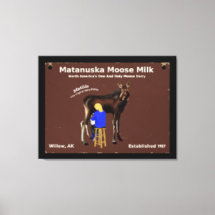 Toile Lait d'orignal Matanuska