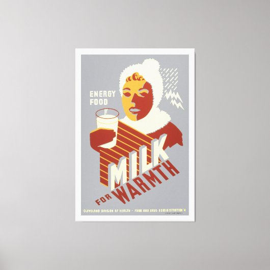Toile Lait pour la chaleur (Recto)