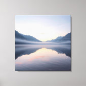 Toile Lake and Mountain Scenic Landscape Wall Art (Recto)