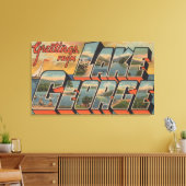 Toile Lake George, New York - Scènes à grandes lettres (Insitu(Salon))