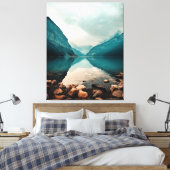 Toile Lake Louise, Canada. Paysage panoramique (Insitu(Chambre))