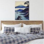 Toile Lake, Pine and Mountain - Japan (Insitu(Chambre))