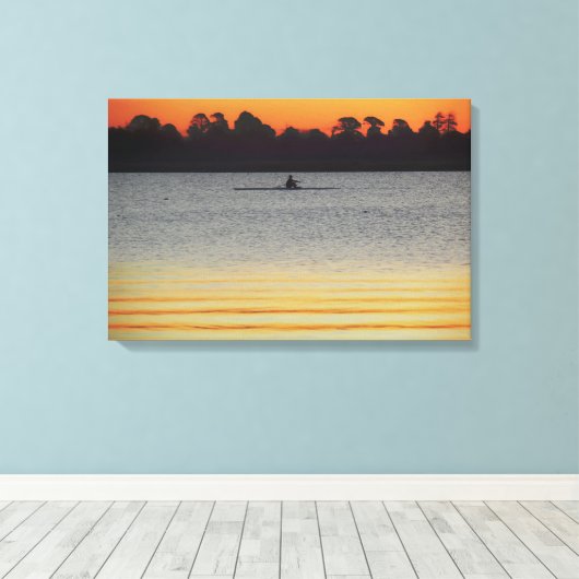 Toile Lake Wendouree Calm Before Nightfall (Insitu (Plancher de Bois))